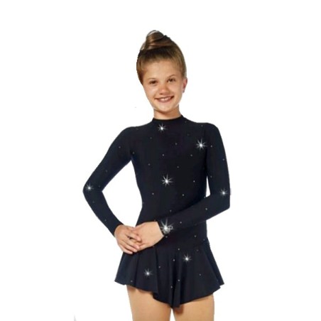 Eiskunstlauf Kleid Sagester Modell 200 schwarz